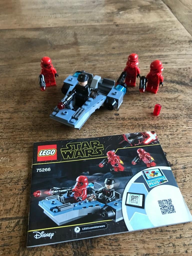 Lego Star Wars 75266 Sith Troopers Battle Pack, Ophalen of Verzenden, Zo goed als nieuw, Complete set, Lego