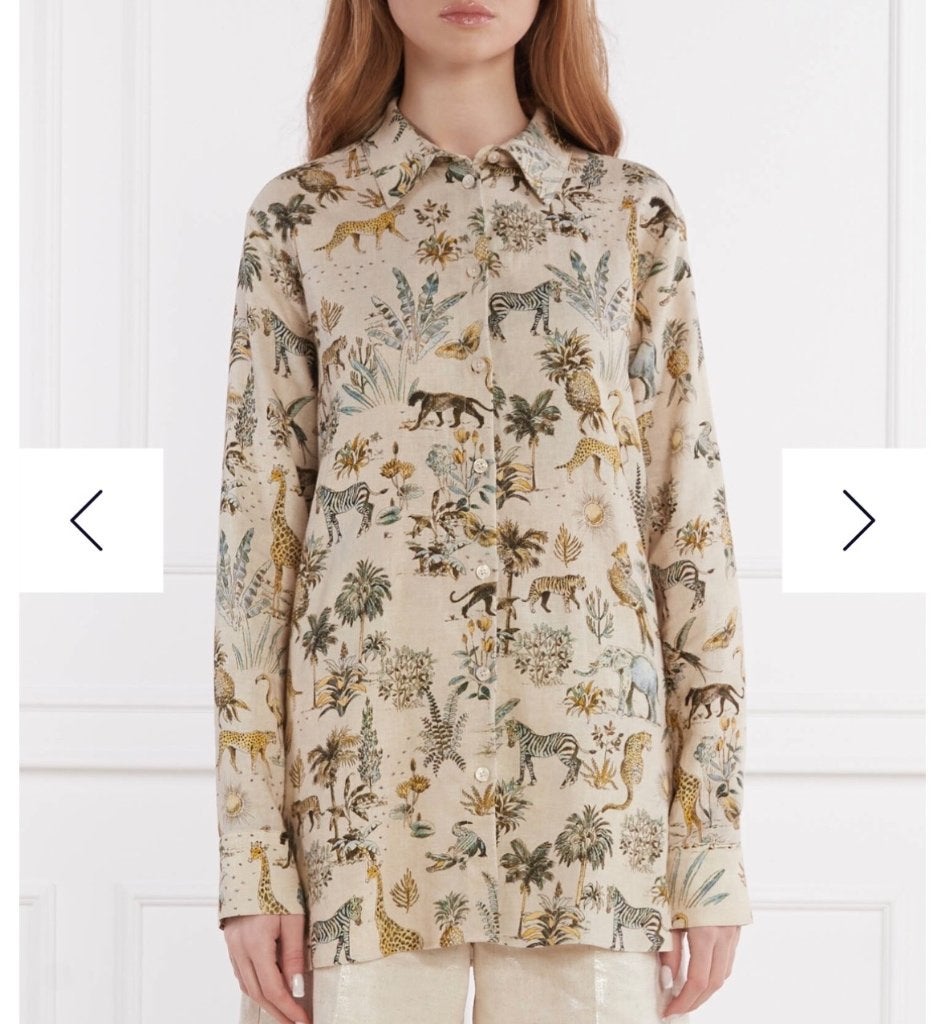 RIANI blouse mt 46 zgan, Beige, Maat 46/48 (XL) of groter, Ophalen of Verzenden, Zo goed als nieuw