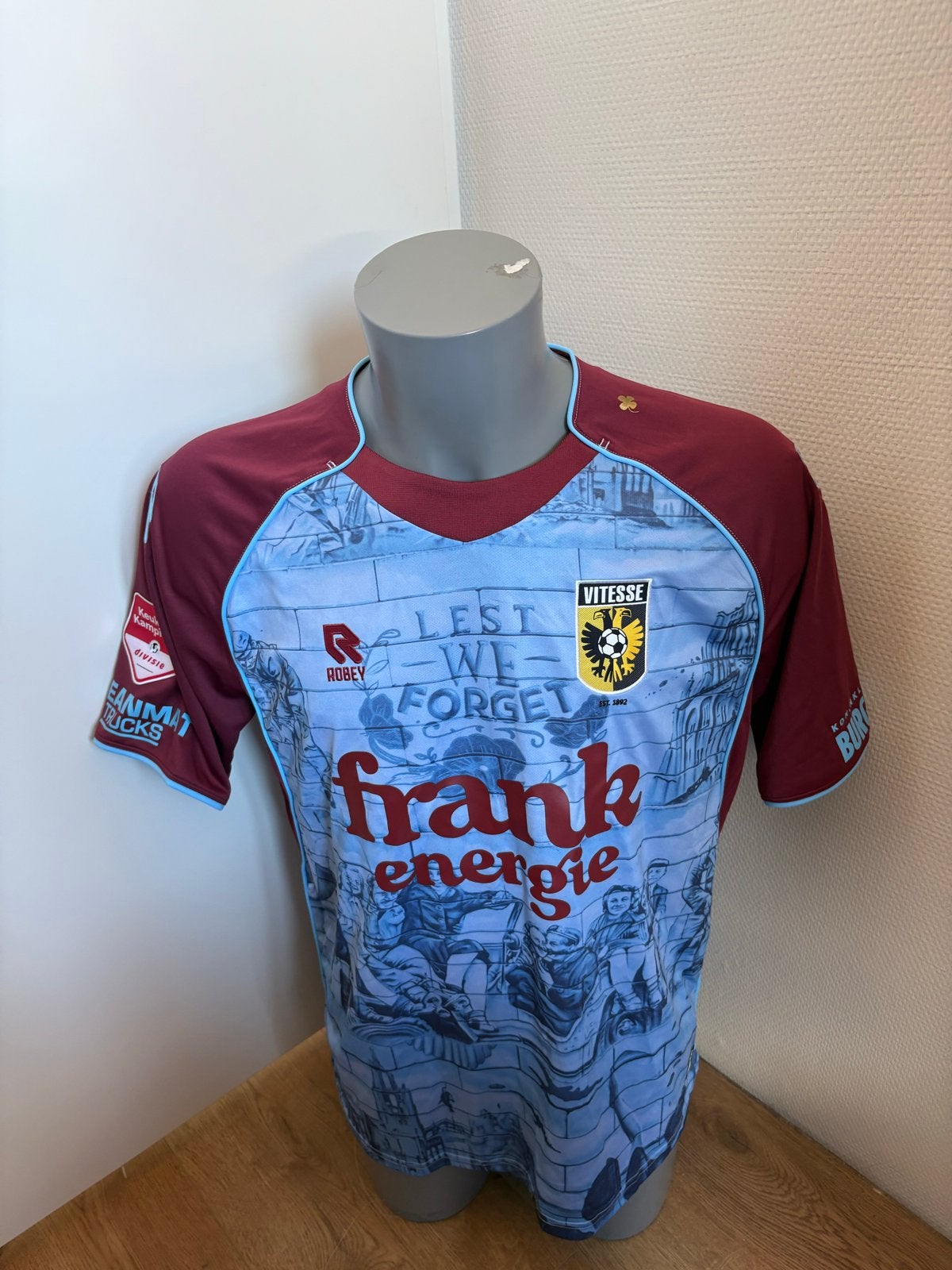 Matchworn Vitesse voetbalshirt Airborne 1 malig, Maat XL, Ophalen of Verzenden, Zo goed als nieuw, Shirt