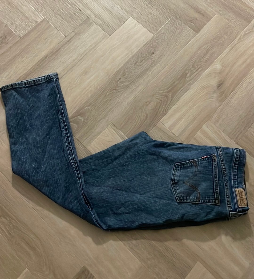 Levi’s jeans – maat 30 – straight fit, Kleding | Heren, Ophalen of Verzenden, Zo goed als nieuw, Blauw, W32 (confectie 46) of kleiner