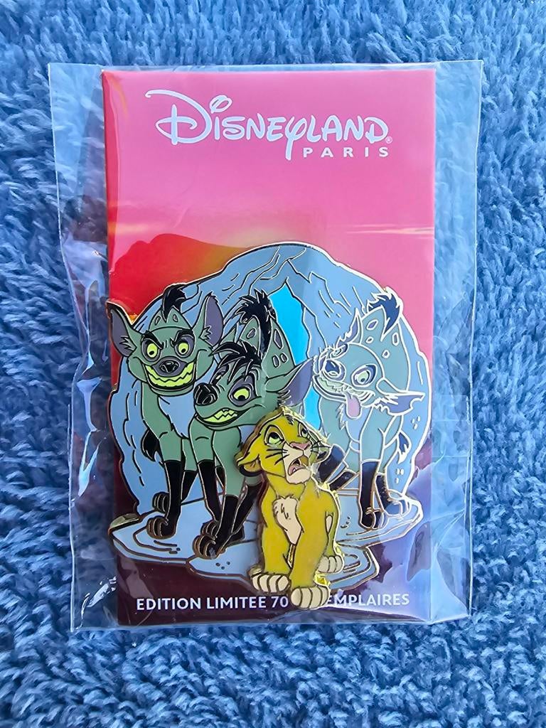 Disney Pin Simba Hyena's Limited Edition Leeuwenkoning, Verzamelen, Ophalen of Verzenden, Leeuwenkoning of Jungle Boek, Nieuw