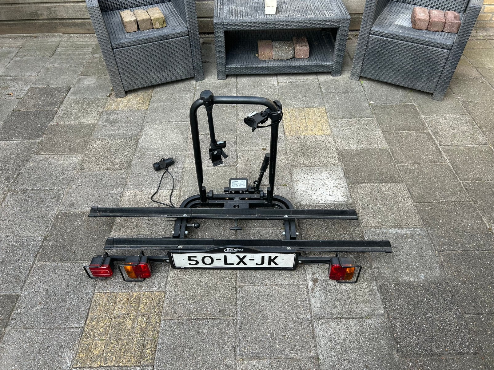Fietsendrager compact 2, Ophalen, 2 fietsen, Gebruikt, Trekhaakdrager