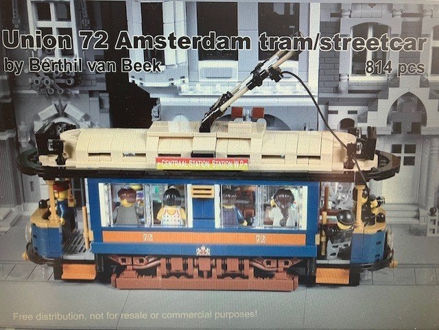 LEGO MOC 29846 Union 72 Amsterdam, MOC (eigen creatie), Lego, Nieuw, Inclusief instructies