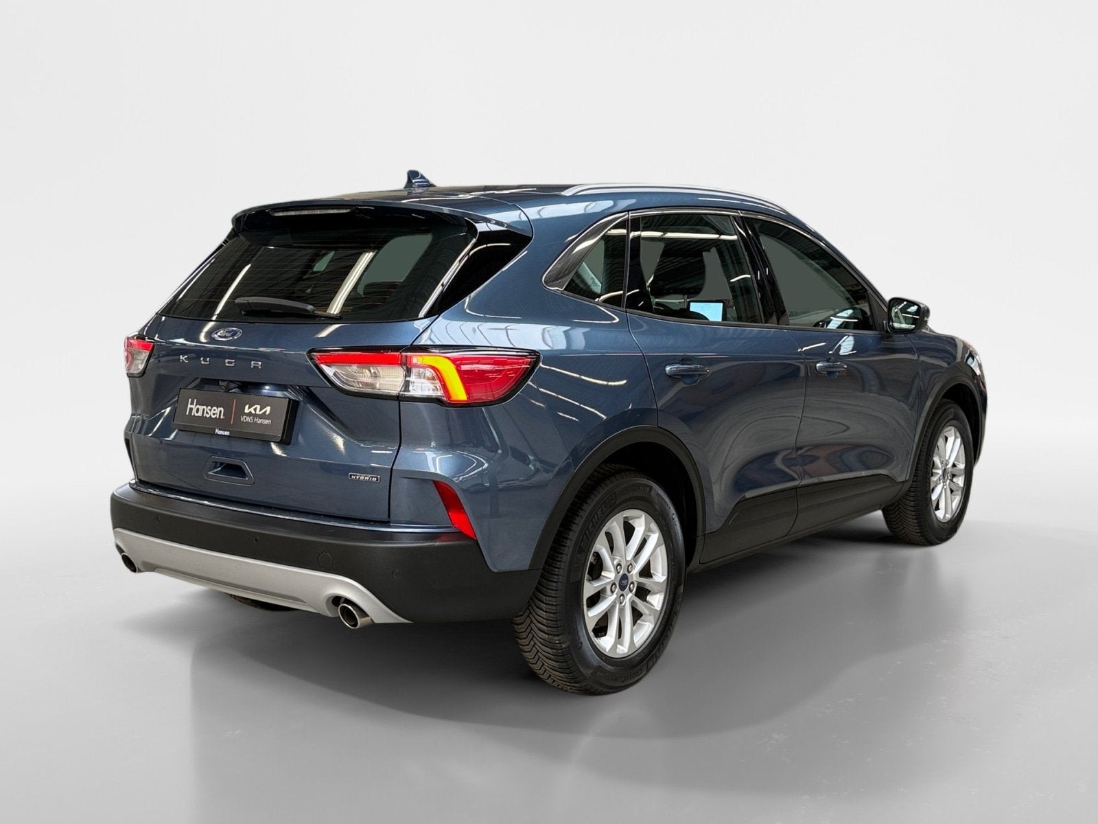 Ford Kuga 2.5 PHEV Titanium I Stoelverwarming I Camera I Nav, Auto's, Ford, Gebruikt, Zwart, 4 cilinders, Blauw