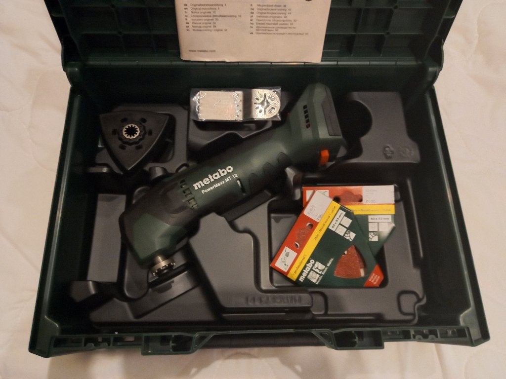 Metabo multitool 12v +koffer+ acc - zonder lader & batterij, Nieuw, Ophalen of Verzenden, 30 tot 70 mm, Figuurzaag