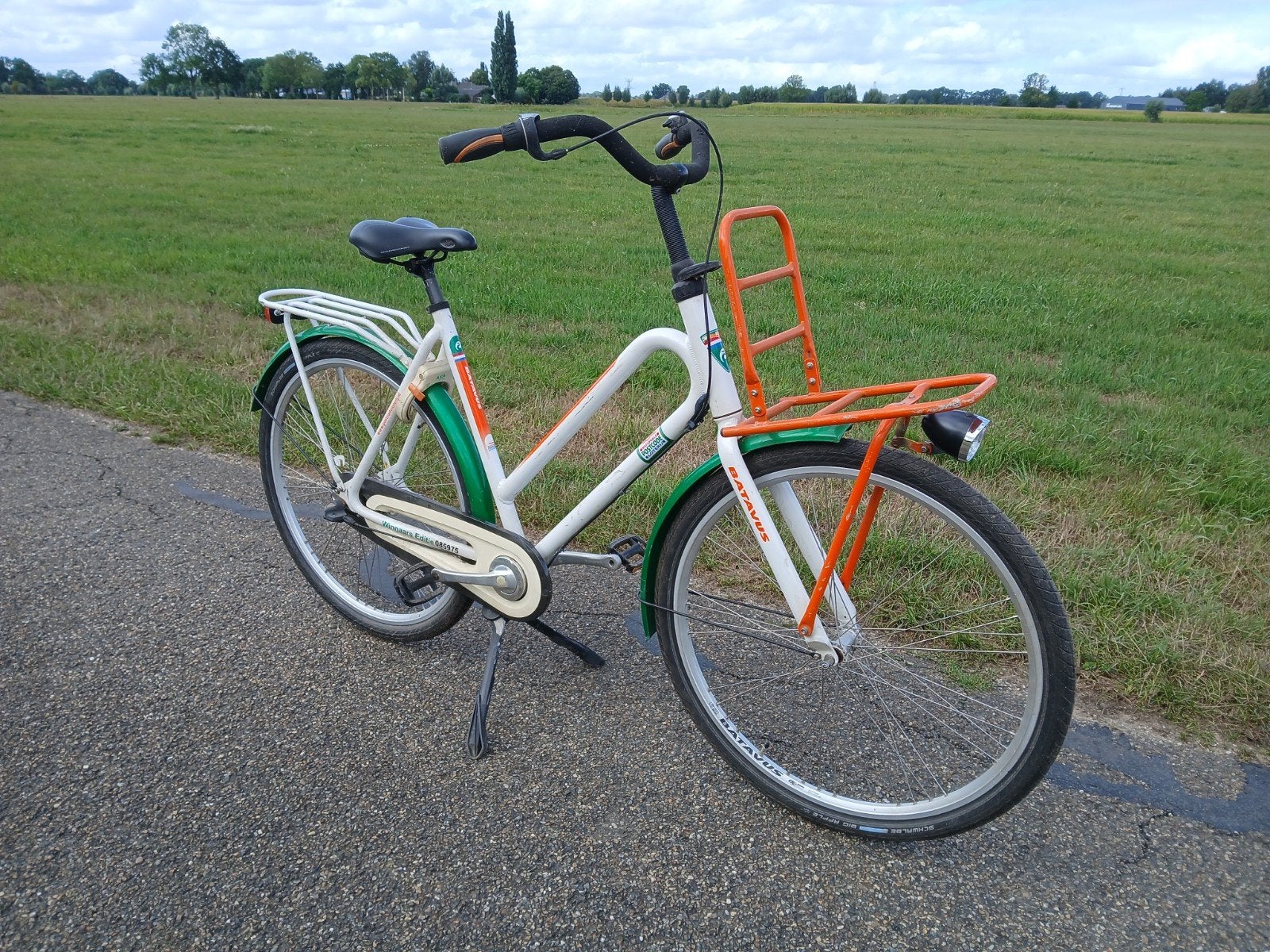 postcode fiets in nette staat, Ophalen