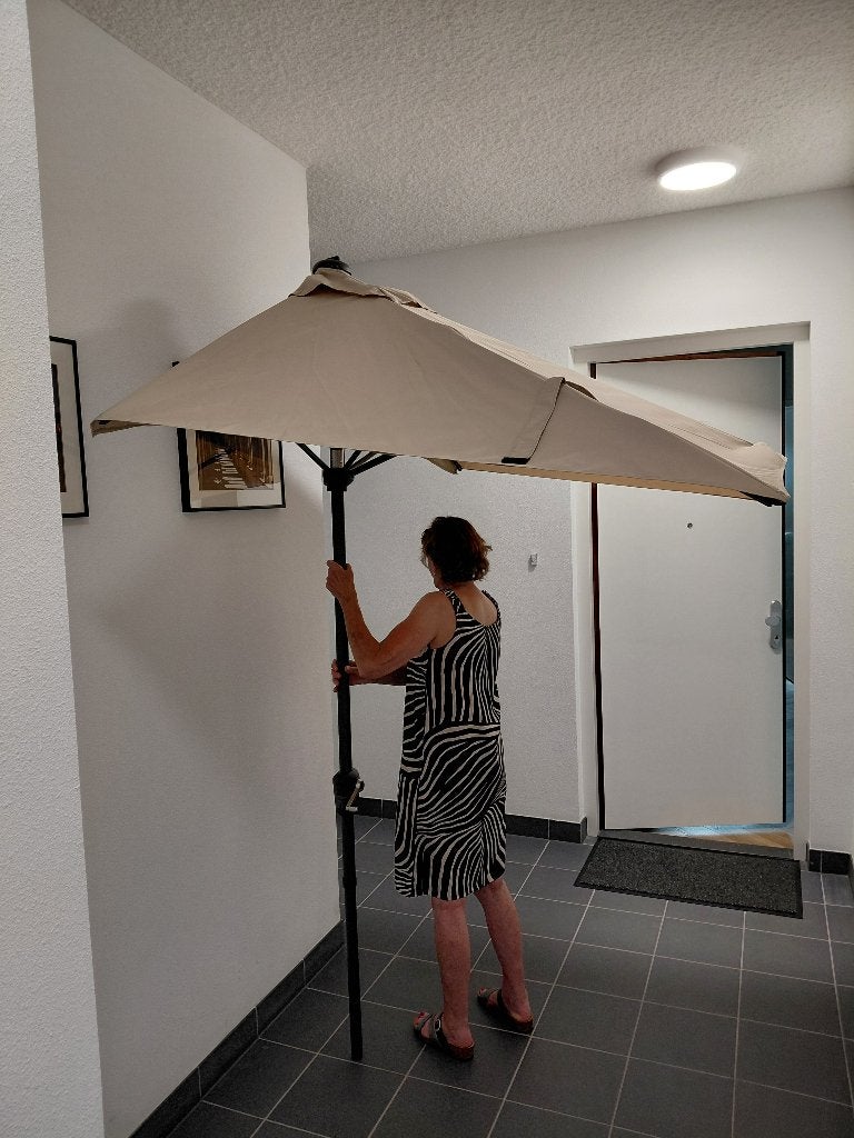parasol, Ophalen, Kantelbaar, Nieuw, 2 tot 3 meter