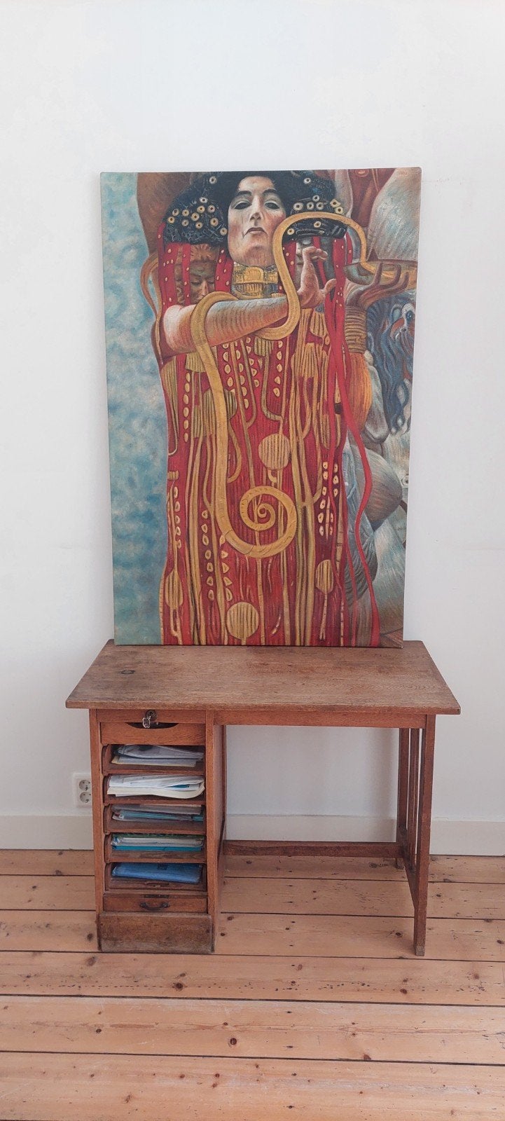 Schilderij in de stijl van Klimt, Ophalen of Verzenden