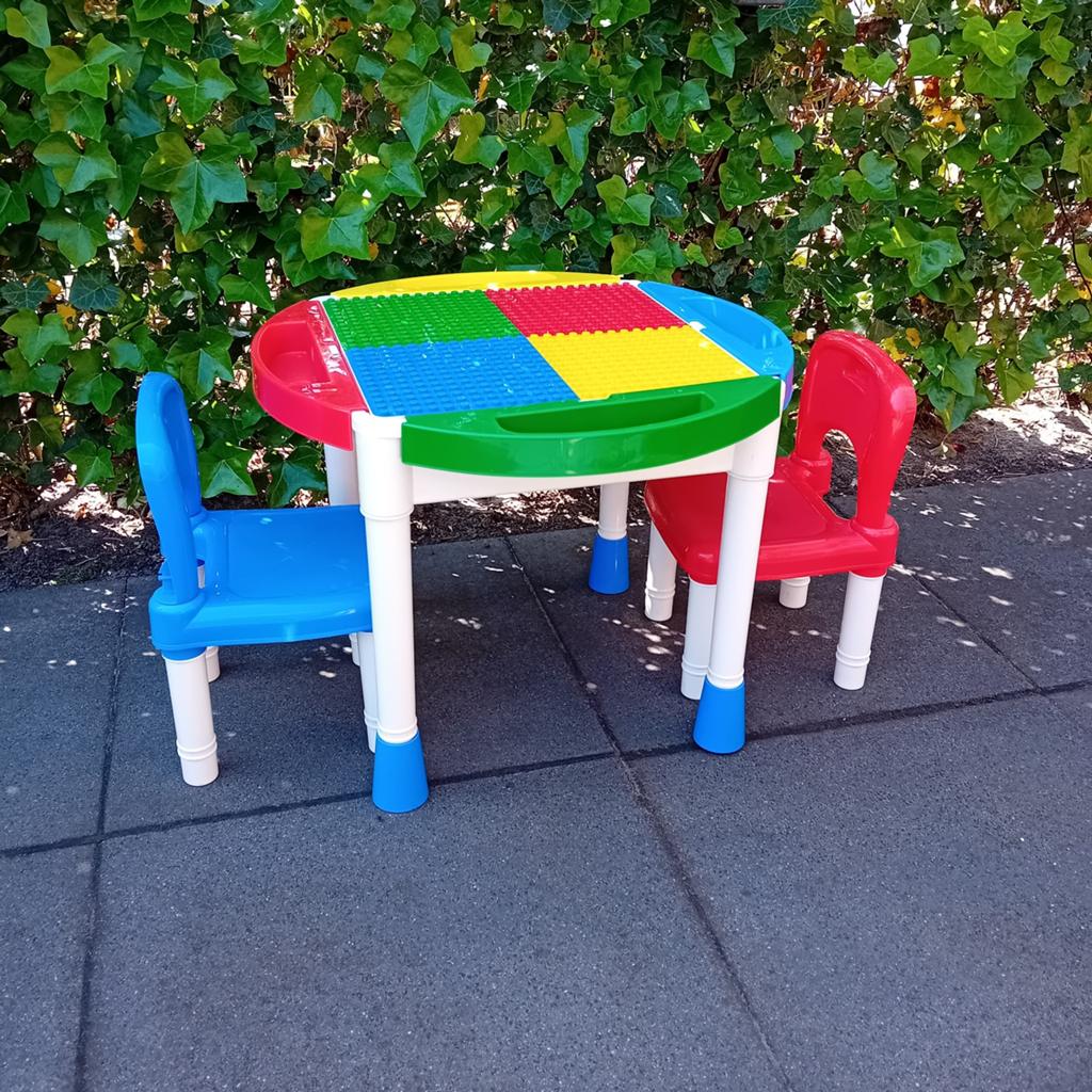 Kinder speeltafel met 2 stoeltjes, Ophalen of Verzenden, Gebruikt