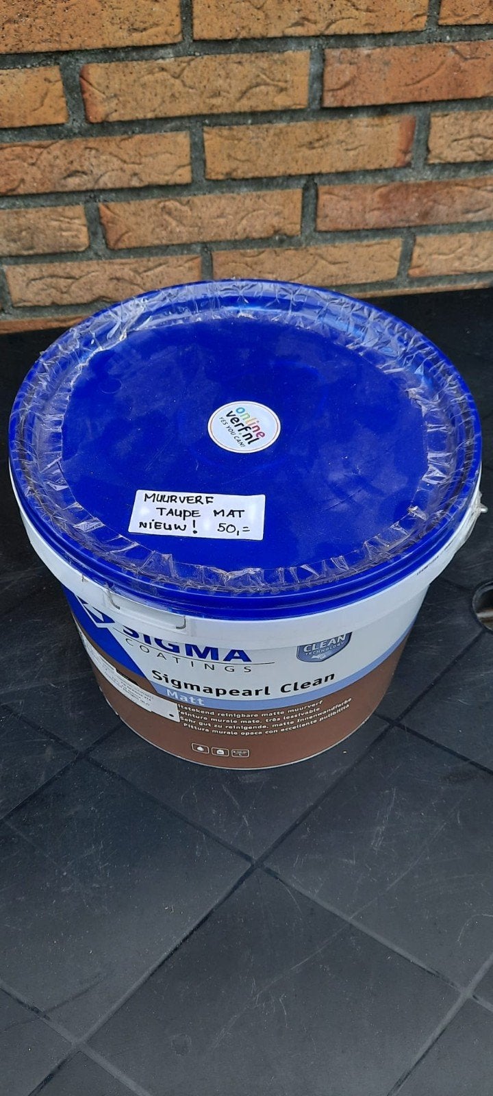 Sigma Sigmaparl Clean Matt muurverf Taupe, Ophalen, Bruin, 5 tot 10 liter, Nieuw