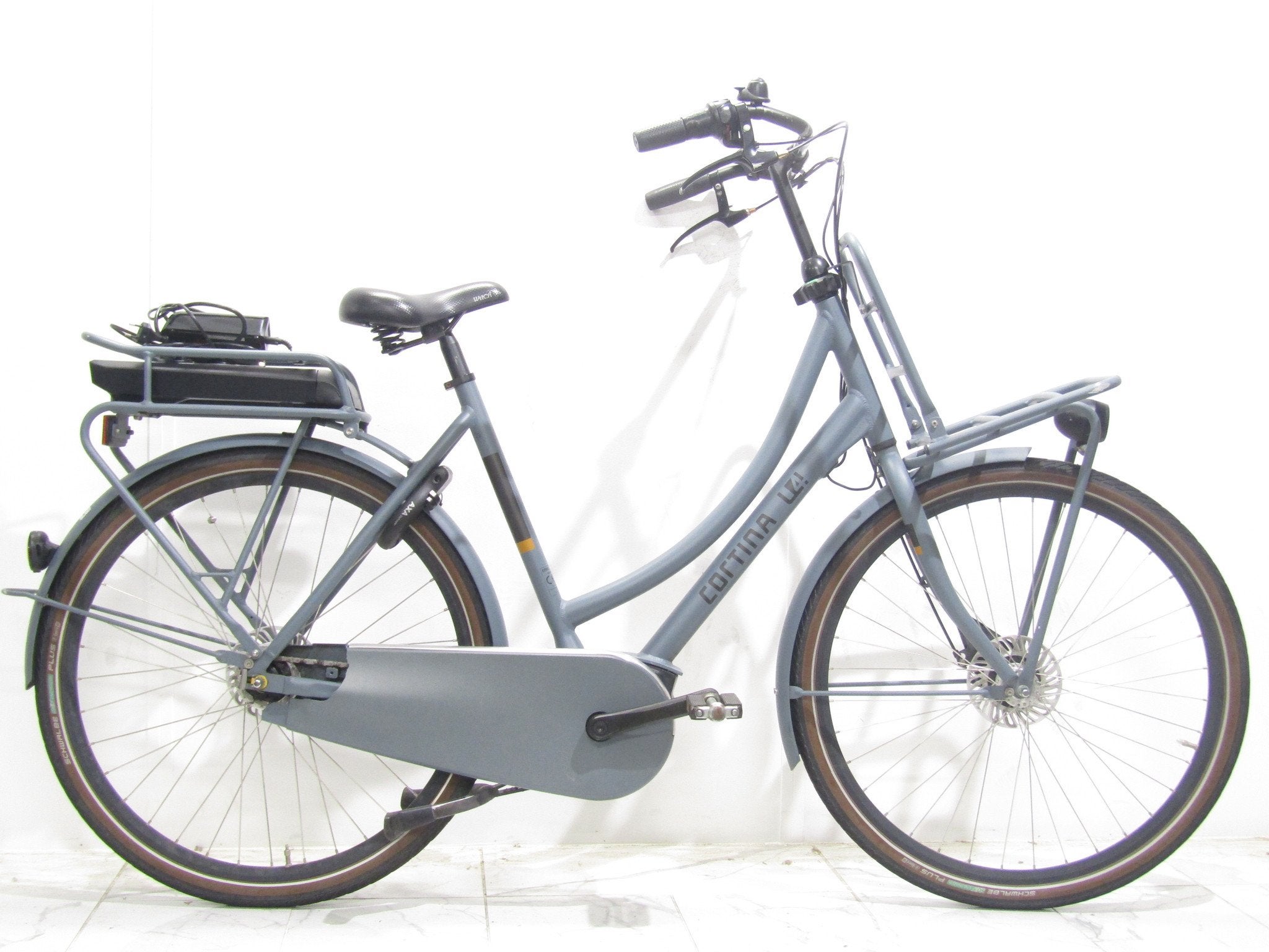 Cortina U4 blauw dames 57cm 28inch, Fietsen en Brommers, 55 tot 59 cm, Gebruikt, Cortina