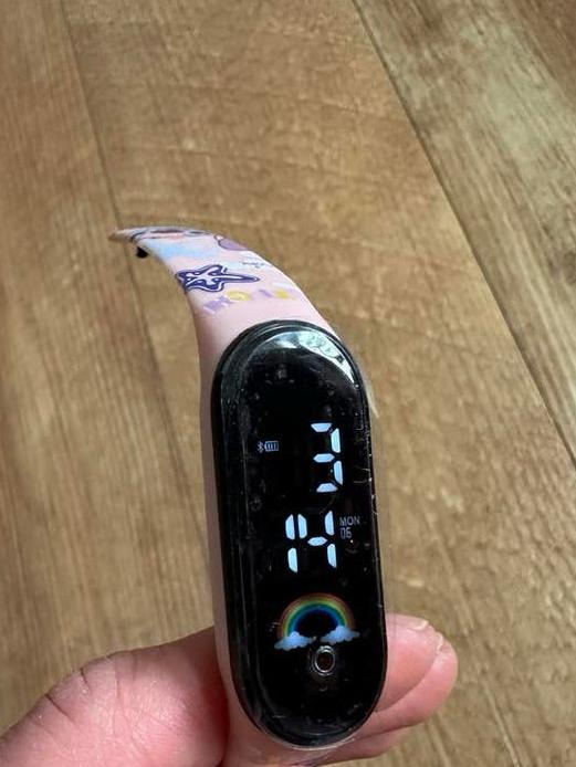 Activity tracker met Stitch bandje, Ophalen of Verzenden, Gebruikt, Roze, Android