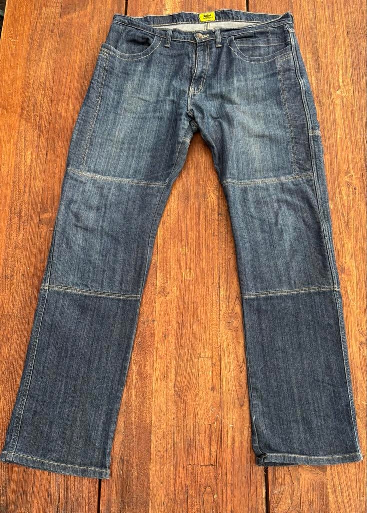Draggin motorbroek denim heren, maat 36 (valt groot), Motoren, Kleding | Motorkleding, Ophalen of Verzenden, Tweedehands, Heren