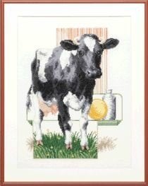 Borduurpakket Koe in de wei 237086, ., Nieuw, Ophalen of Verzenden, .