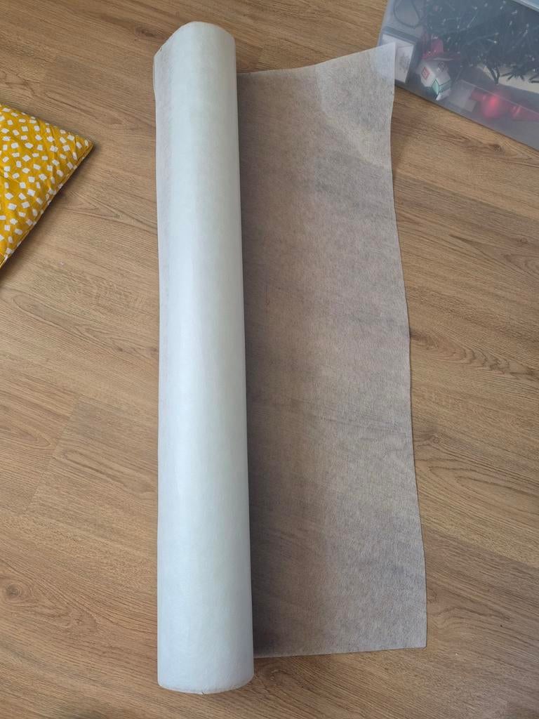 Glasvezelbehang zonder motief, Ophalen, Minder dan 10 m², Wit