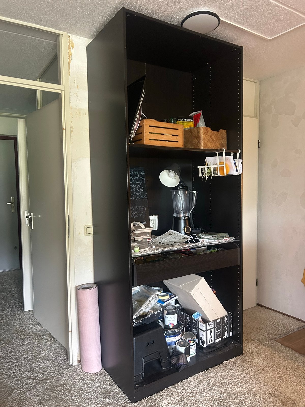 PAX Basiselement kledingkast, donkergrijs, 100x58x236 cm, Ophalen, Overige materialen, Gebruikt, 200 cm of meer