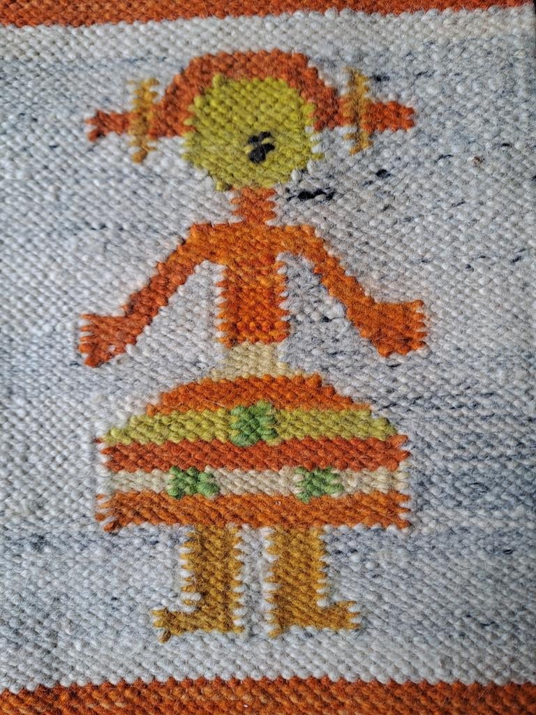 Poolse kelim wandhanger 25 cm x 30 cm. Handgemaakt., Ophalen of Verzenden