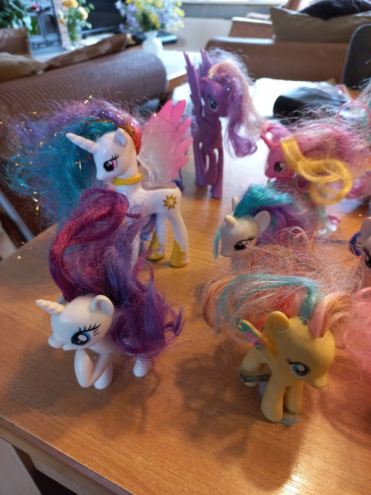 12 My Little Pony figuren, Ophalen of Verzenden, Gebruikt