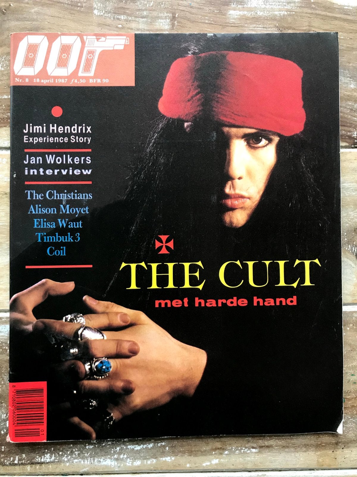 OOR Magazine 1987 THE CULT Jimi Hendrix COIL The Christians, Boeken, Ophalen of Verzenden, Zo goed als nieuw, Muziek, Film of Tv