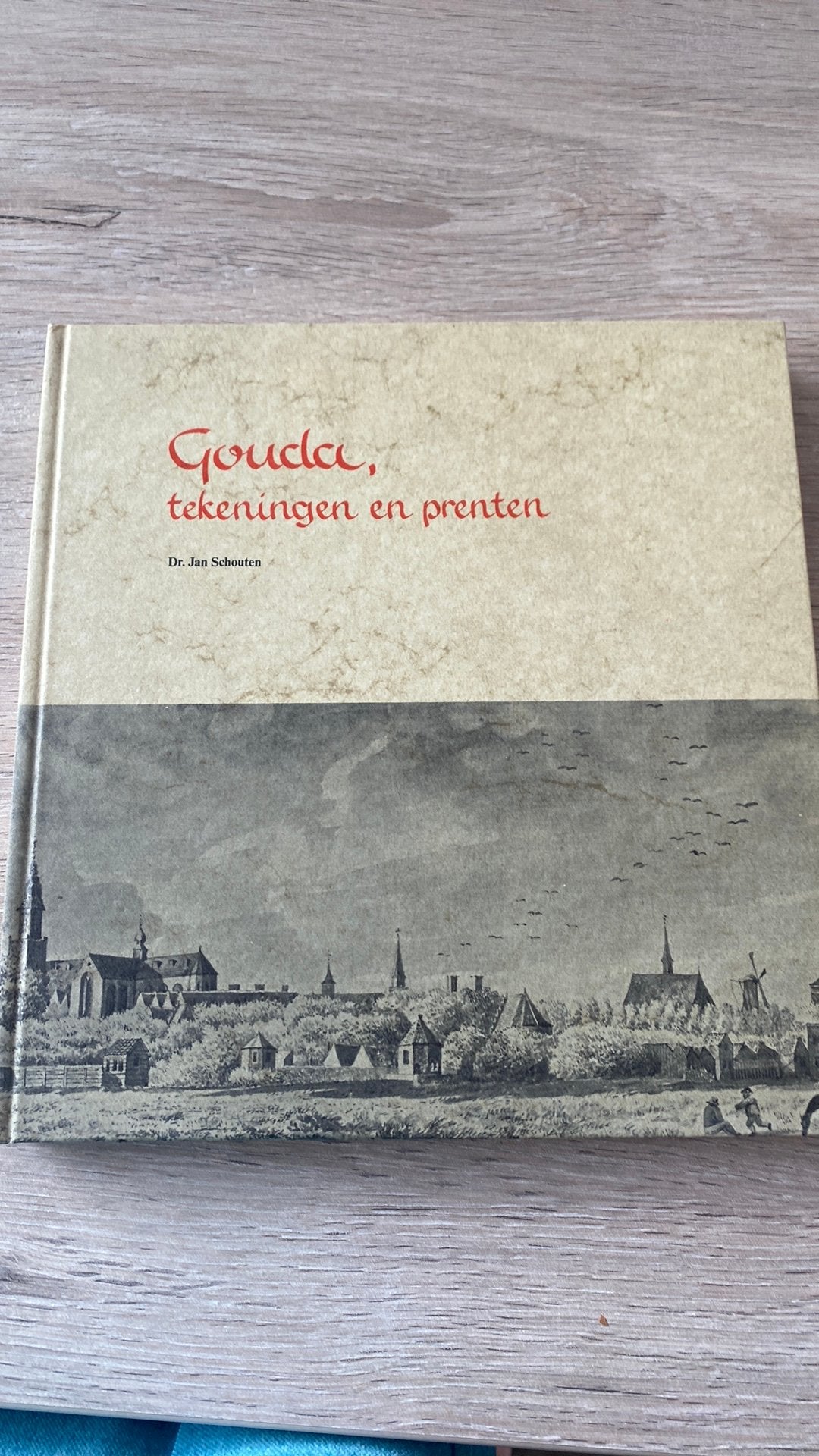 Gouda, tekeningen en prenten - dr. Jan Schouten, Ophalen of Verzenden, Zo goed als nieuw