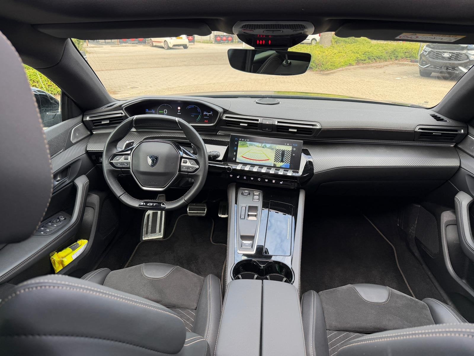 Peugeot 508 SW 1.6 HYbrid 225 GT Plug-In Panoramadak Trekhaa, Auto's, 12 maanden, Gebruikt, 4 cilinders, Blauw