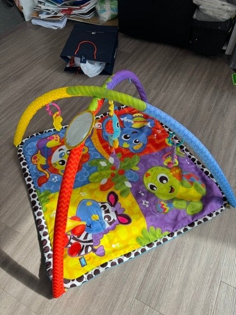 Leuke kleurrijke speelboog, Ophalen, Gebruikt, Babygym