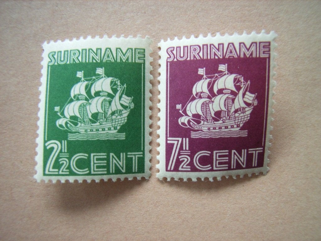 BK2   Suriname 195-196 Pf, Ophalen of Verzenden, Postfris