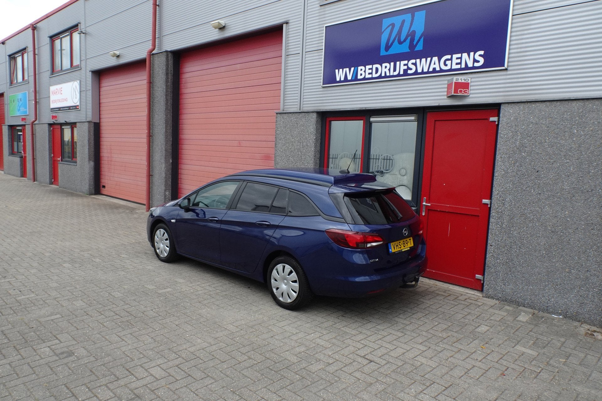 Opel Astra Sports Tourer lkw (bj 2021), Stof, Gebruikt, 1309 kg, Blauw