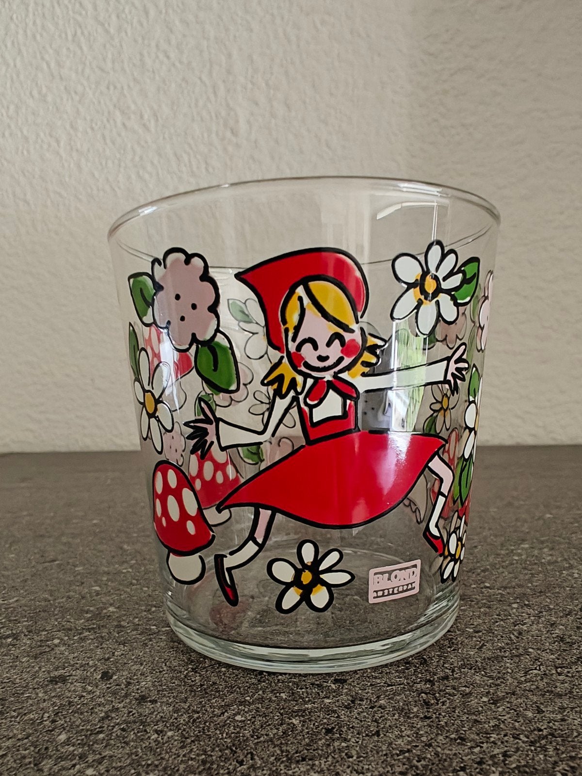Blond Amsterdam Efteling Glas, Huis en Inrichting, Glas of Glazen, Nieuw, Ophalen of Verzenden, Glas