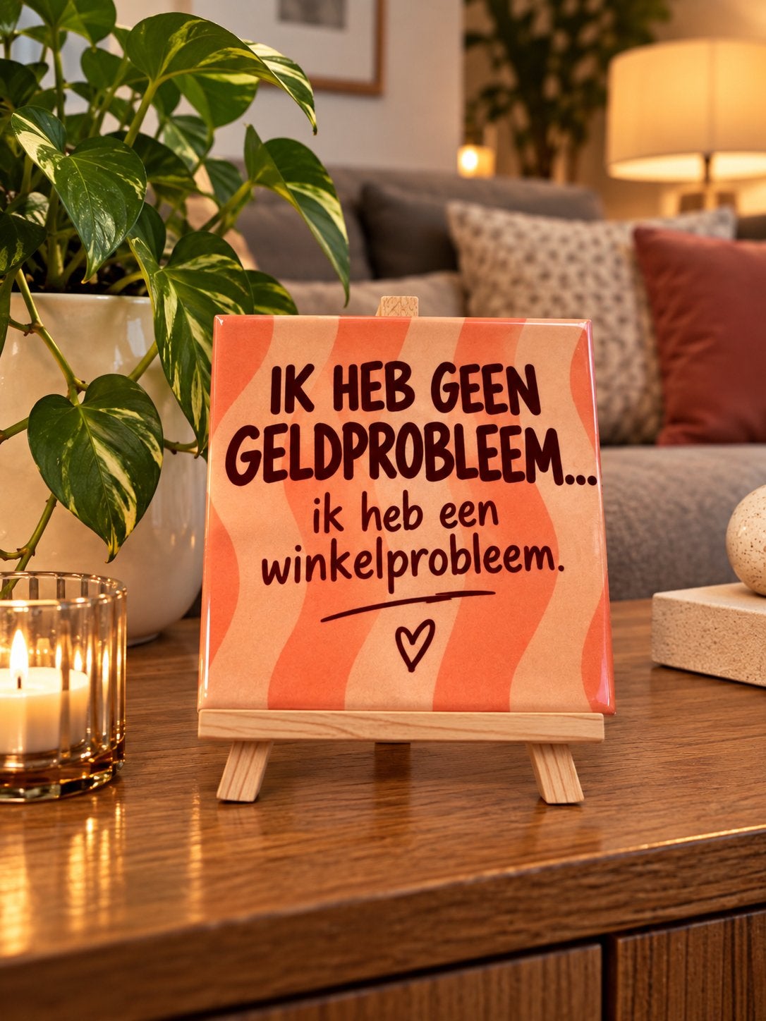 Tegeltje tekst, Ophalen of Verzenden, Nieuw
