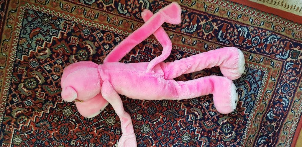 Vintage knuffel Pink Panter 55cm, Ophalen of Verzenden, Zo goed als nieuw