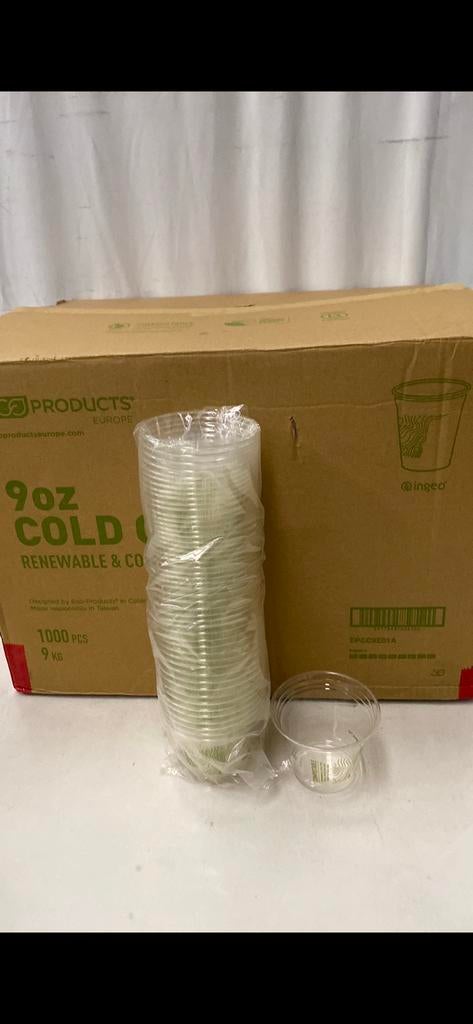 Plastic wegwerp bekers, Ophalen of Verzenden, Nieuw