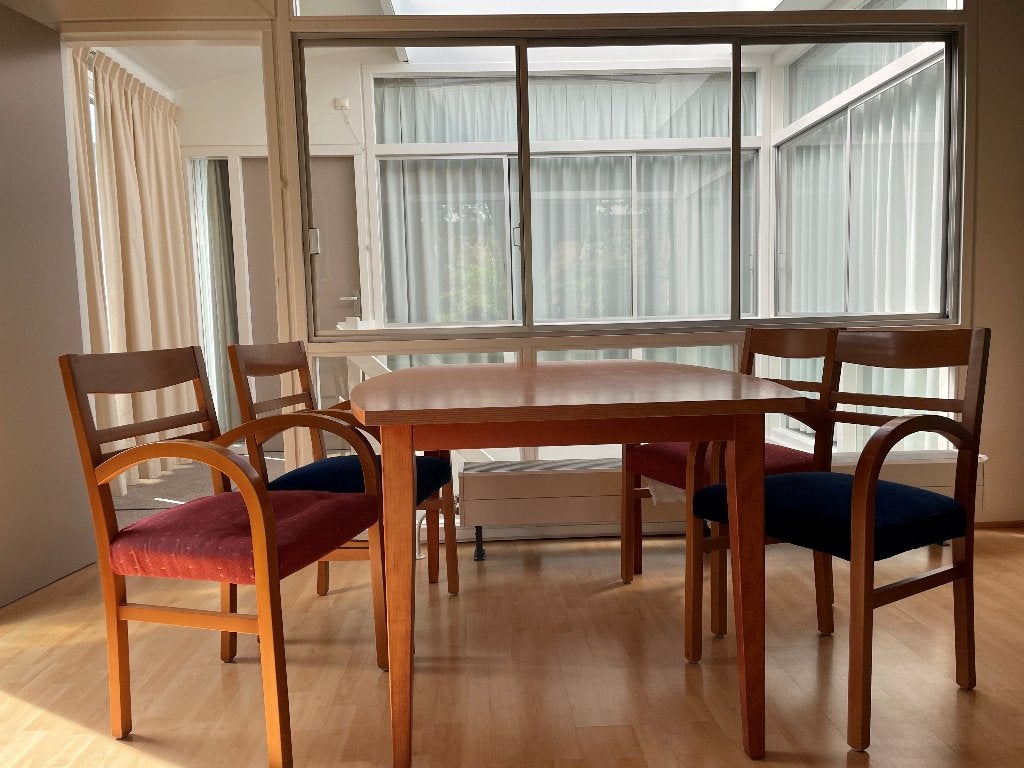 Eettafel, Huis en Inrichting, Tafels | Eettafels, Ophalen, Gebruikt, 50 tot 100 cm, 150 tot 200 cm