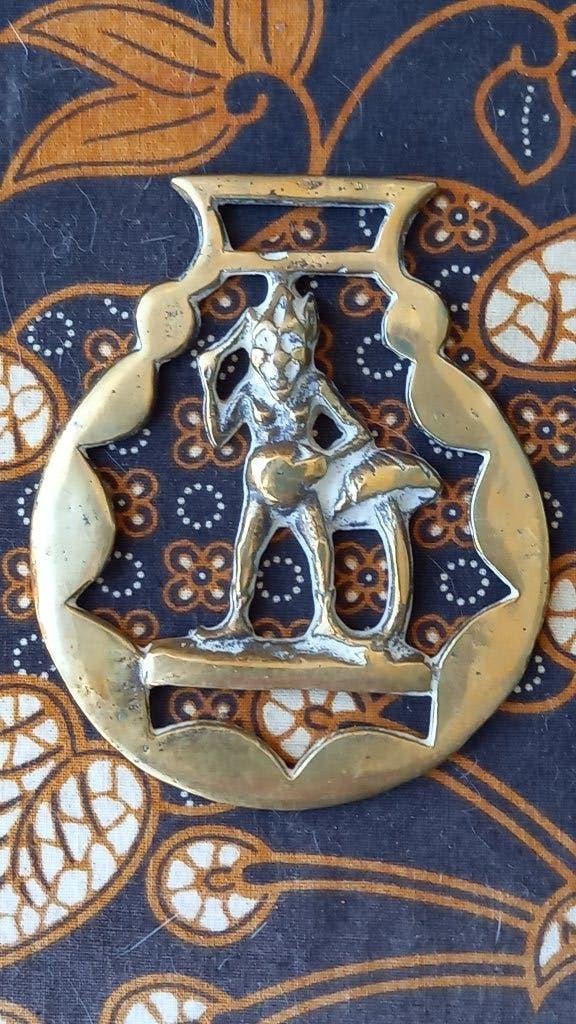 Mooi antiek Pixie kleppermannetje uit Engeland 9,6 cm. 1900.