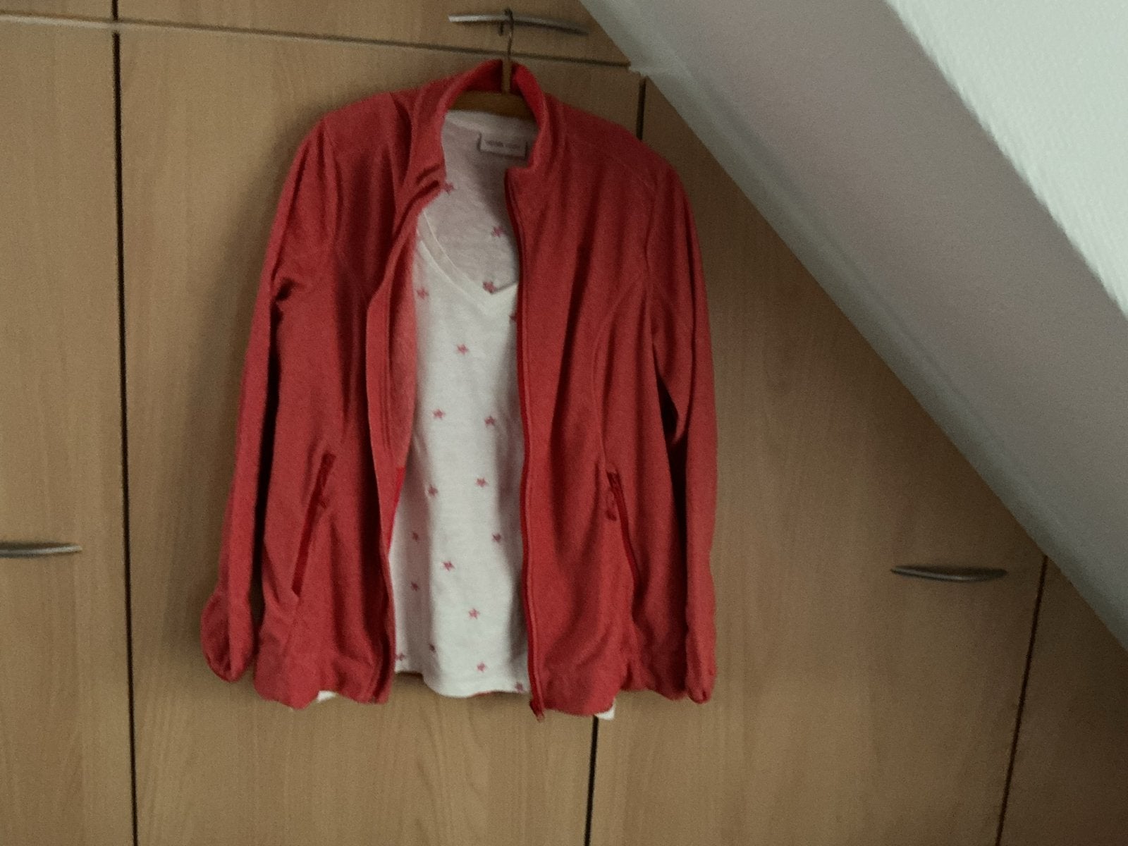 Decathlon Fleece Vest Rood /oranje & Fabienne Chapot T-shirt, Kleding | Dames, Maat 42/44 (L), Oranje, Ophalen of Verzenden, Zo goed als nieuw