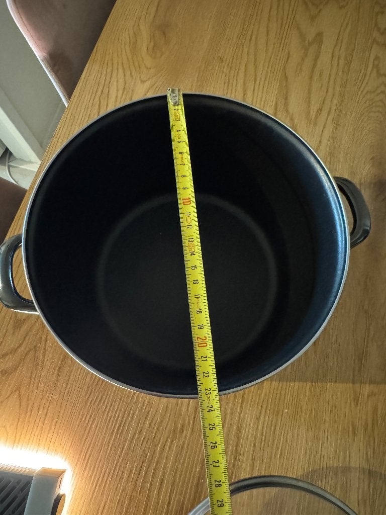 Kookpot groot, Inductieplaat, Zo goed als nieuw, Rvs, Ophalen