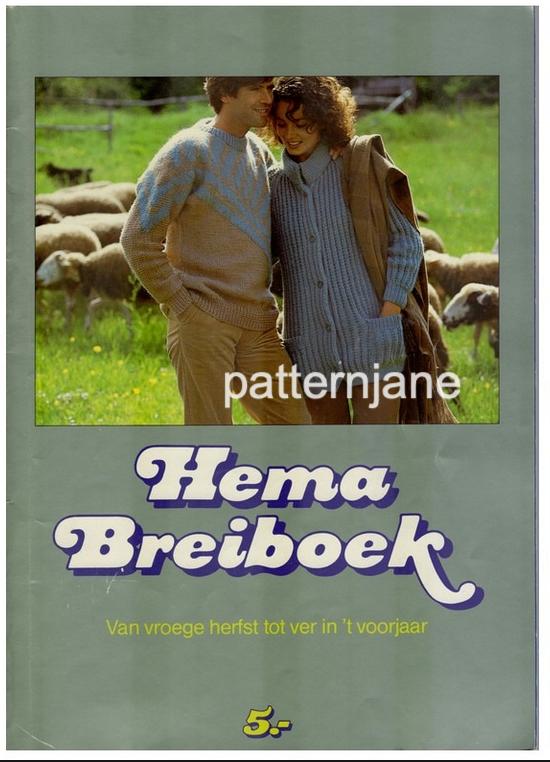 breien en haken 3 HEMA BREIBOEKEN 1985 en 1986, Verzenden, Zo goed als nieuw, Breien of Haken, Patroon of Boek