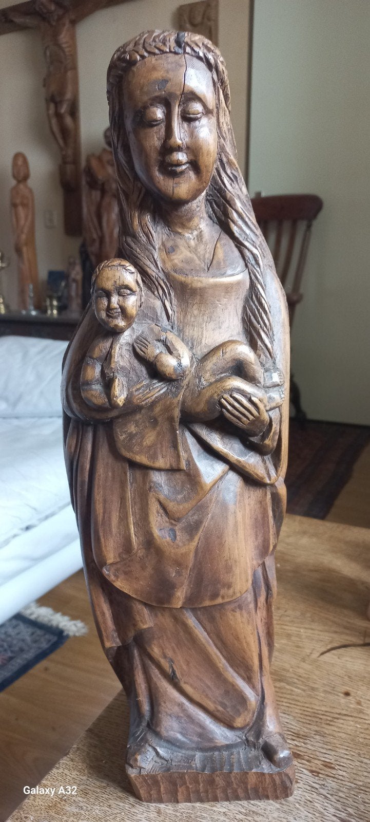 Houten Mariabeeld ., Ophalen of Verzenden