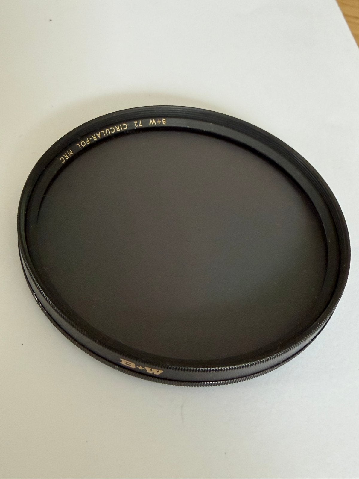 B+W Circulair Polarisatiefilter 72mm MRC F-pro, Ophalen, Gebruikt, 70 tot 80 mm, Polarisatiefilter