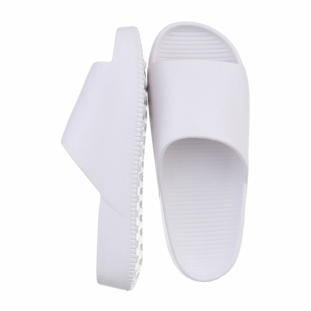 Slippers effen wit 41, Slippers, Verzenden, Noekies.com, Wit