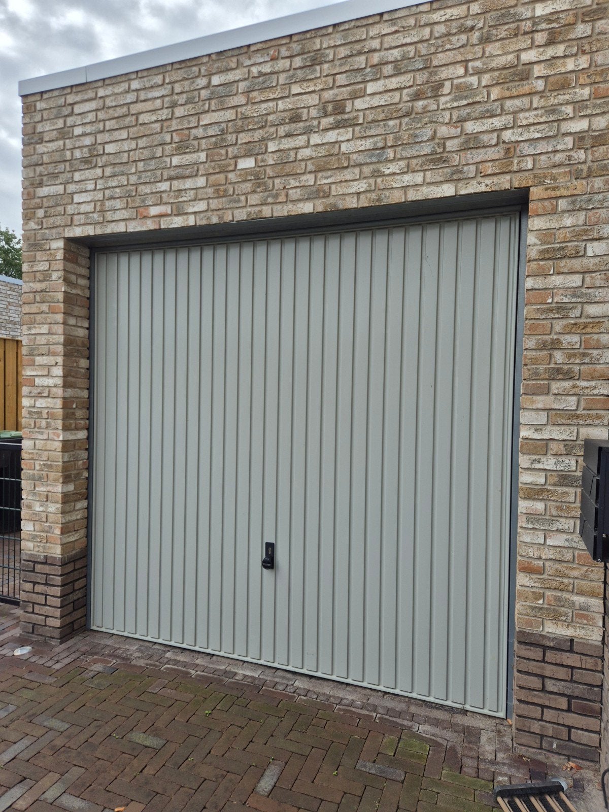 Hörmann Kantelpoort RAL 7038 Agaatgrijs 250x237.5cm, Ophalen, Garagedeur, Zo goed als nieuw, Metaal