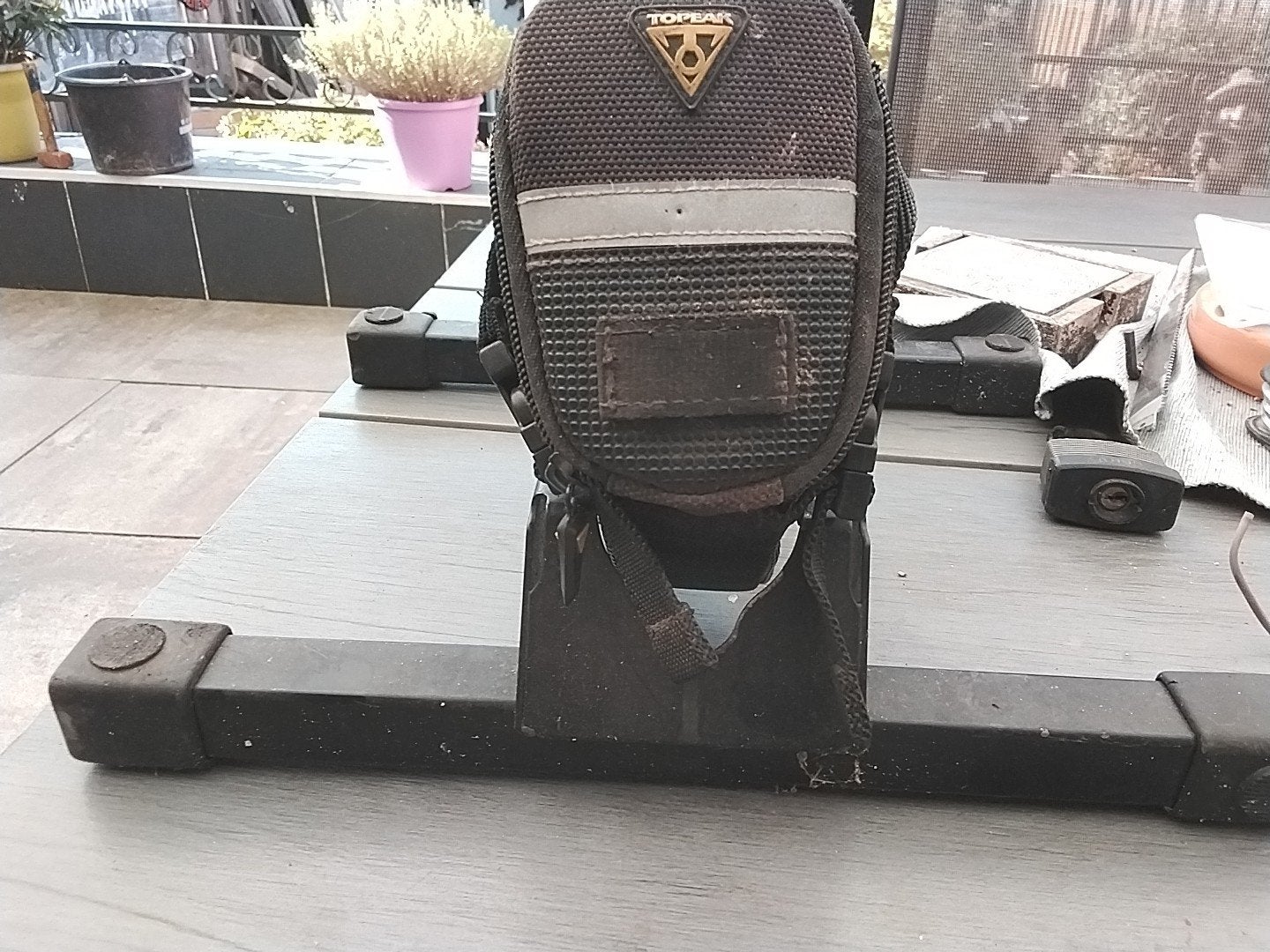 Topeak zadeltas met inhoud, Ophalen of Verzenden, Gebruikt, Topeak
