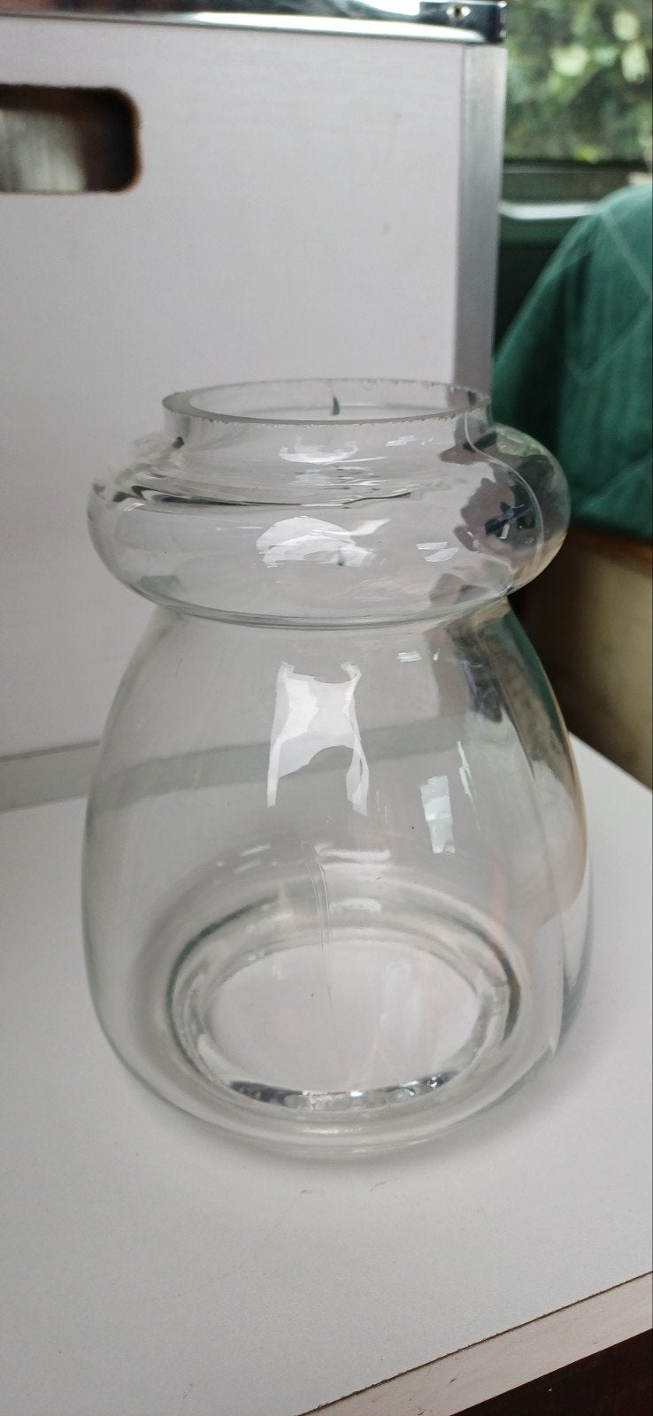 stormlamp petroleumlamp-glas feuerhand frowo  bat H160X86X66, Ophalen of Verzenden