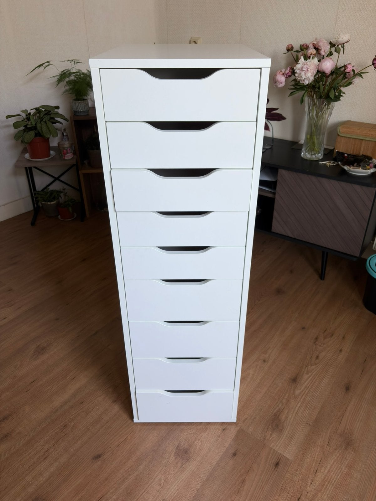 Ikea Alex Kast, Ophalen, Minder dan 50 cm, Gebruikt, 5 laden of meer
