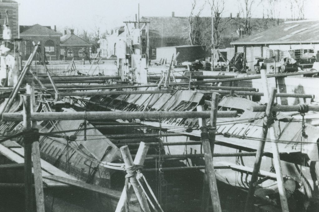 den helder, onderzeeboot, Verzamelen, Foto's en Prenten, Ophalen of Verzenden, Voor 1940, Zo goed als nieuw, Foto