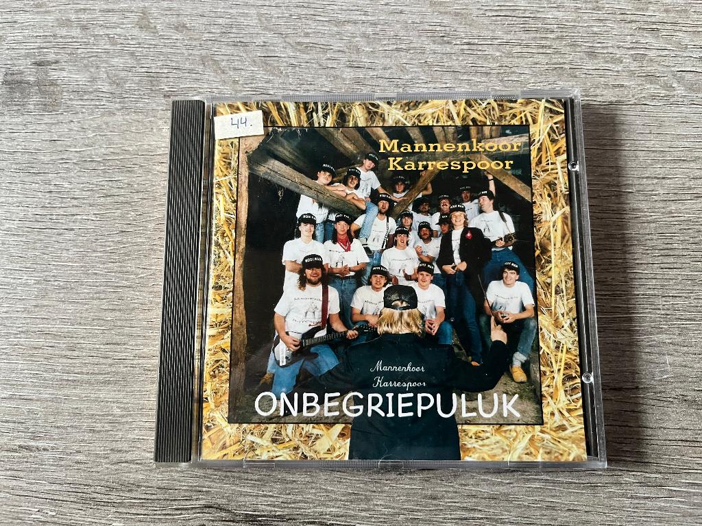 CD Mannenkoor Karrespoor Onbegriepuluk, Ophalen of Verzenden, Zo goed als nieuw, Levenslied of Smartlap