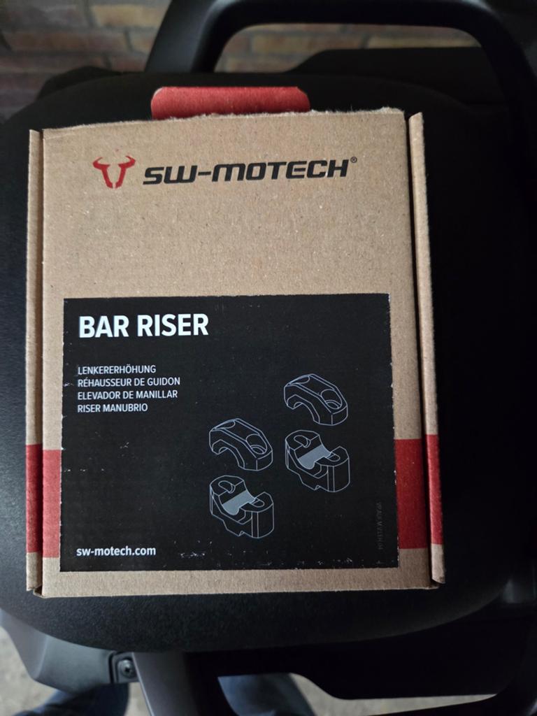 SW-Motech Bar Riser 22mm stuurverhoger H=20mm Zwart, Ophalen of Verzenden, Nieuw