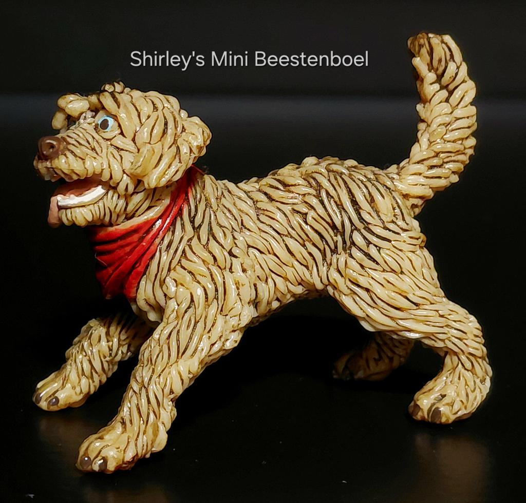 schleich spelende hond, Verzamelen, Dierenverzamelingen, Ophalen of Verzenden, Zo goed als nieuw, Hond of Kat, Beeldje of Figuurtje
