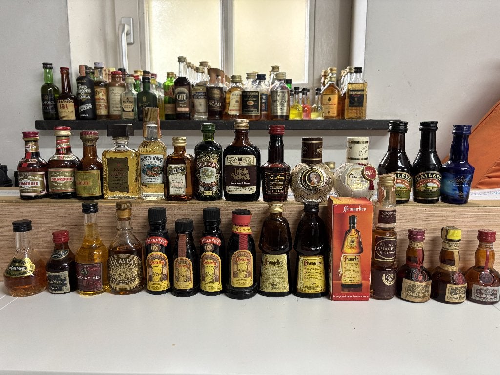 Lot van 29 Vintage Degustief likeuren, Ophalen of Verzenden, Gebruikt