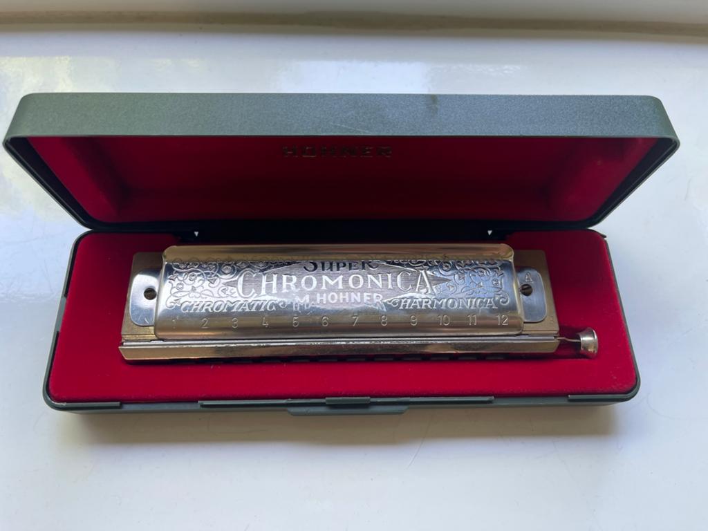 Mondharmonica Super Chromonica van Hohner, Muziek en Instrumenten, Blaasinstrumenten | Mondharmonica's, Ophalen of Verzenden, Zo goed als nieuw